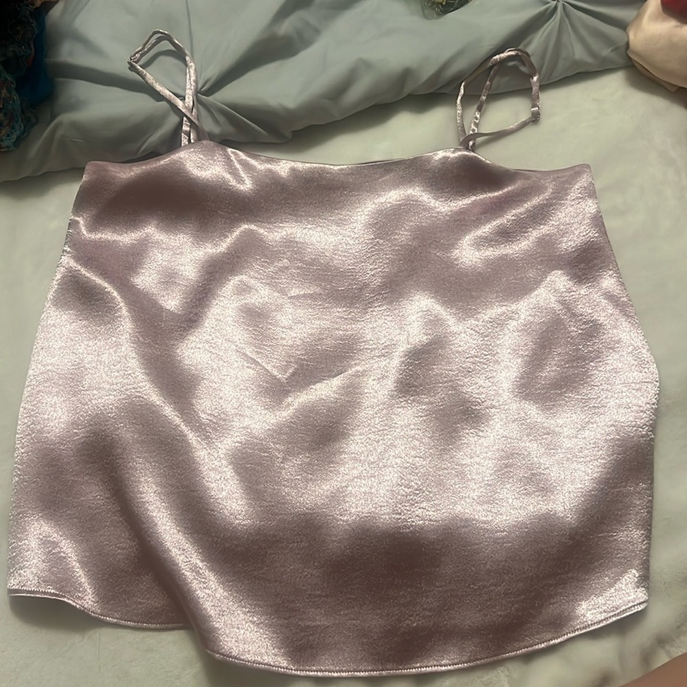 Joie Purple satin tank top!
